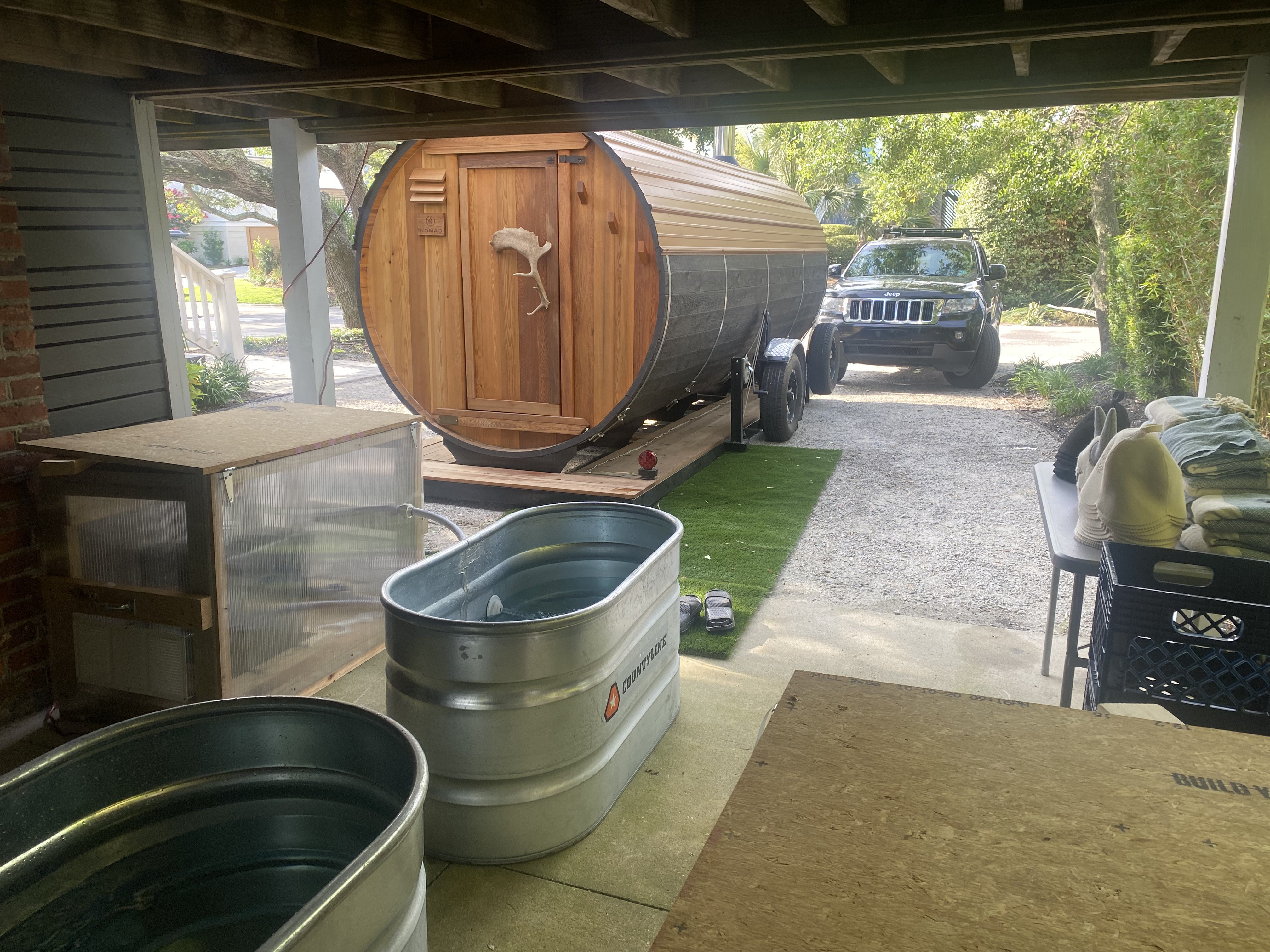 Beach Vacation Rental Sauna